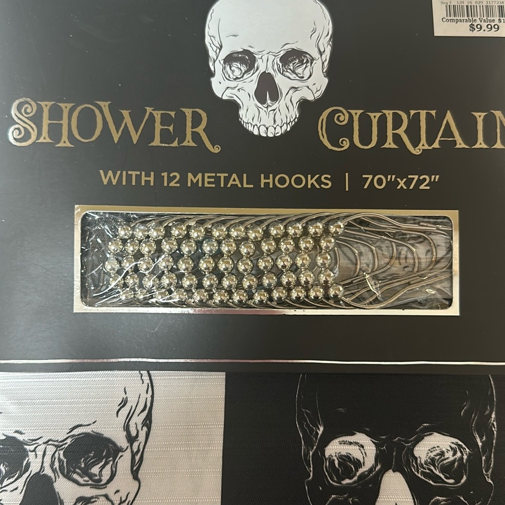 Halloween shower curtain